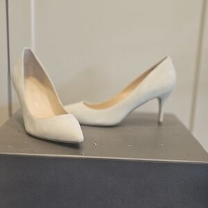 Ivanka Trump Heels. Size 6.5. Color - white